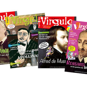 VIRGULE - "Grands poètes français" - 4 NUMÉROSGrands poètes français